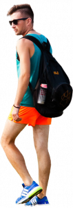 Man in the orange shorts 26